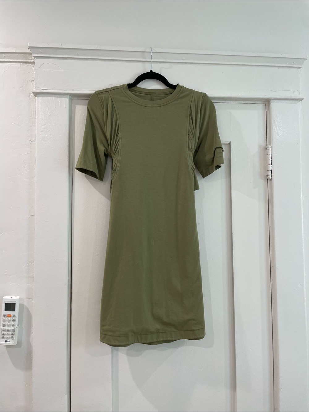 Lululemon Olive Green Mini Shift Dress